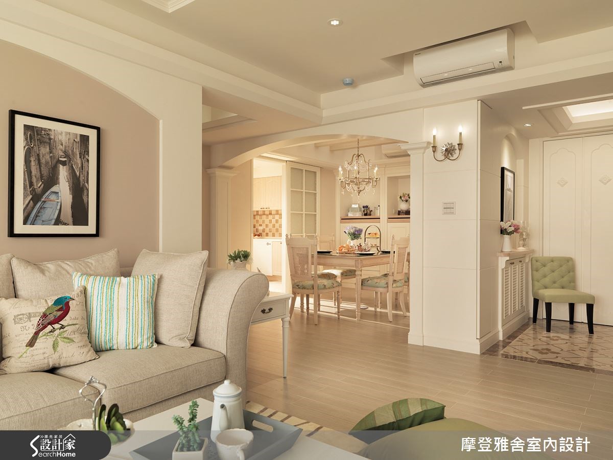 40坪老屋(16~30年)＿鄉村風客廳案例圖片＿摩登雅舍室內設計＿摩登雅舍_41之4