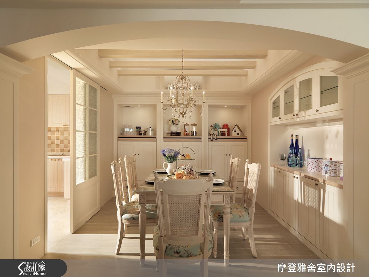 40坪老屋(16~30年)＿鄉村風餐廳案例圖片＿摩登雅舍室內設計＿摩登雅舍_41之10