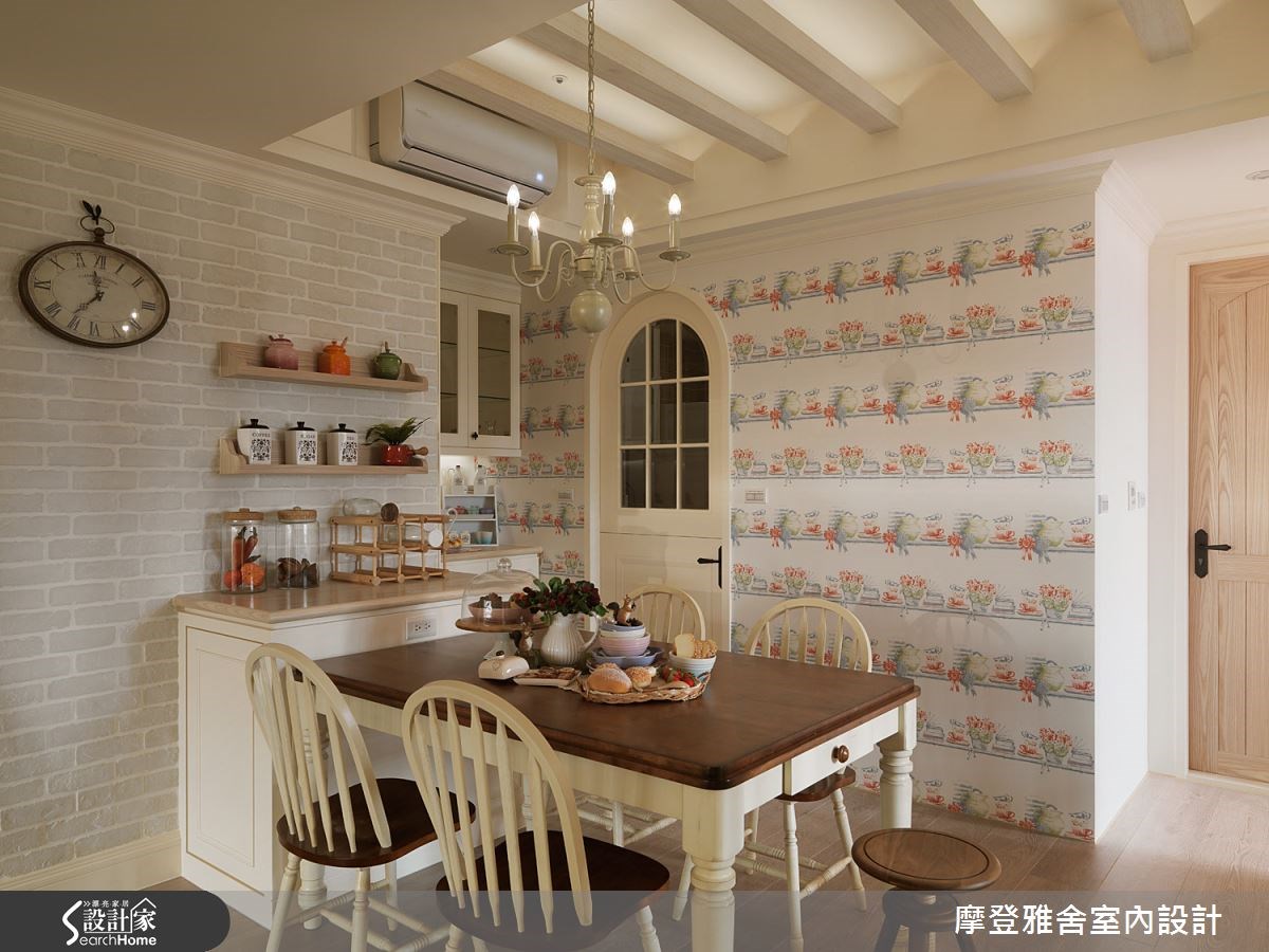 50坪新成屋(5年以下)＿鄉村風餐廳案例圖片＿摩登雅舍室內設計＿摩登雅舍_43之8