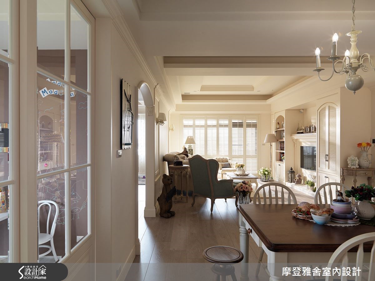 50坪新成屋(5年以下)＿鄉村風餐廳案例圖片＿摩登雅舍室內設計＿摩登雅舍_43之10