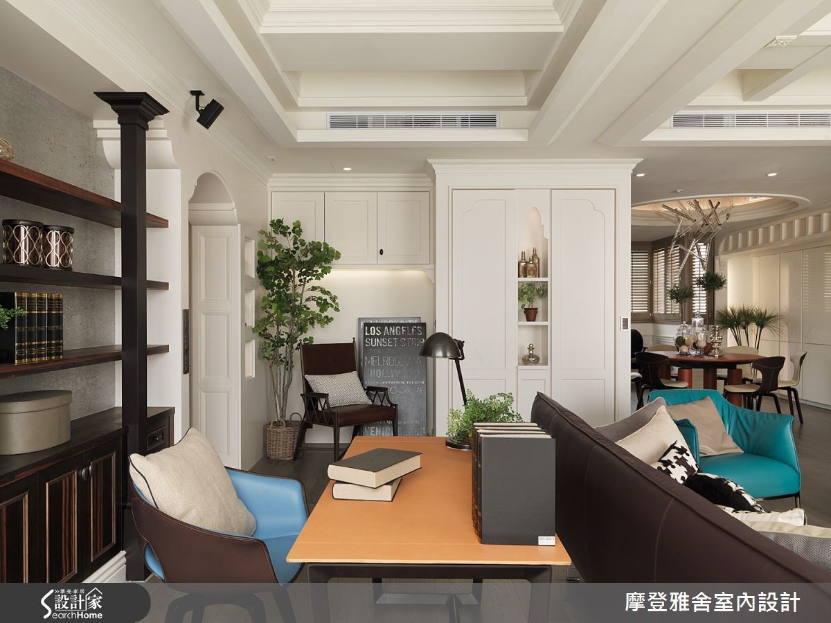 60坪中古屋(5~15年)＿新中式風書房案例圖片＿摩登雅舍室內設計＿摩登雅舍_44之6