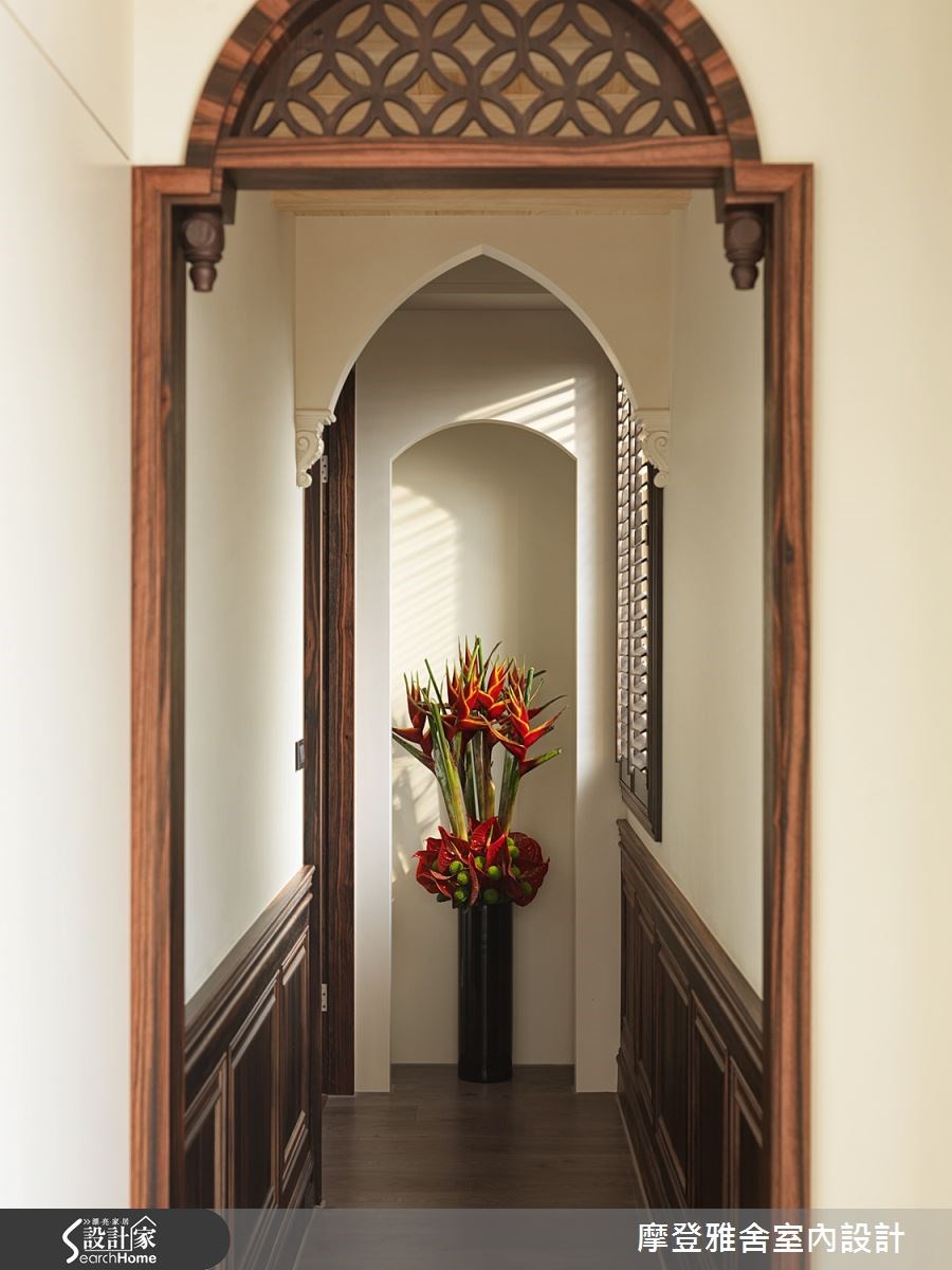 60坪中古屋(5~15年)＿新中式風走廊案例圖片＿摩登雅舍室內設計＿摩登雅舍_44之20