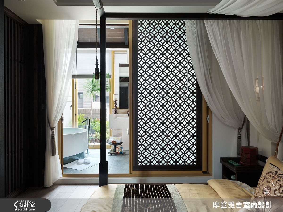 60坪中古屋(5~15年)＿新中式風臥室案例圖片＿摩登雅舍室內設計＿摩登雅舍_44之25