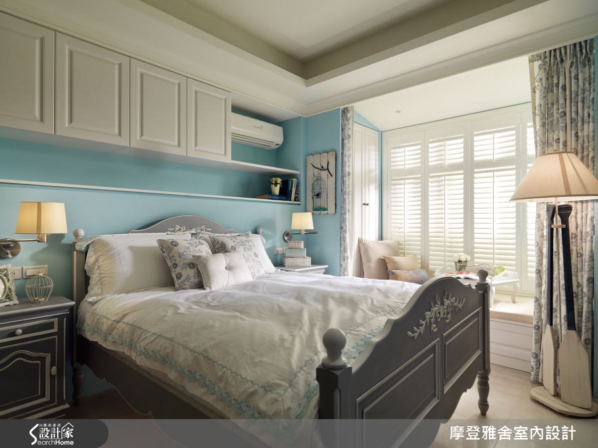 27坪中古屋(5~15年)＿鄉村風臥室案例圖片＿摩登雅舍室內設計＿摩登雅舍_45之12