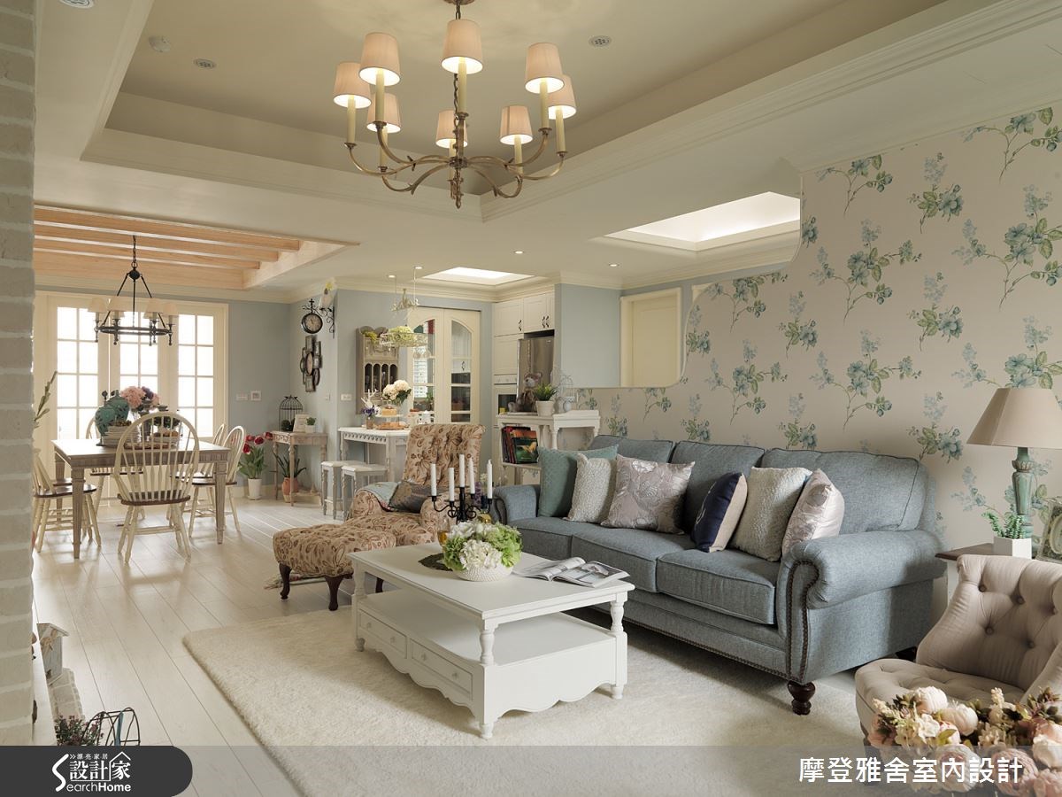 45坪老屋(16~30年)＿鄉村風客廳案例圖片＿摩登雅舍室內設計＿摩登雅舍_46之2