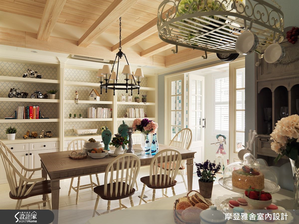 45坪老屋(16~30年)＿鄉村風餐廳案例圖片＿摩登雅舍室內設計＿摩登雅舍_46之8