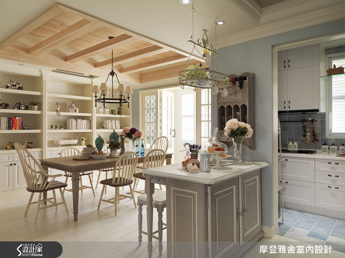 45坪老屋(16~30年)＿鄉村風餐廳案例圖片＿摩登雅舍室內設計＿摩登雅舍_46之9