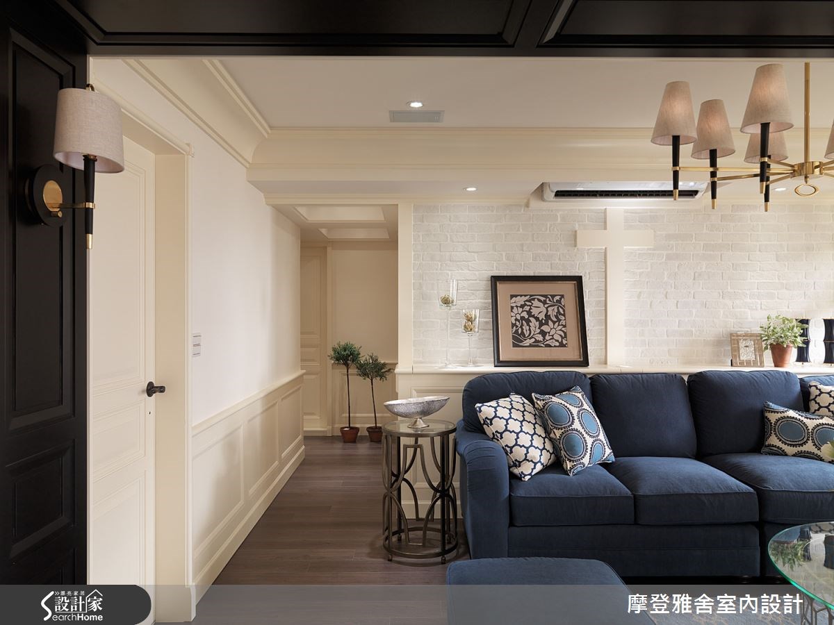 50坪老屋(16~30年)＿美式風客廳案例圖片＿摩登雅舍室內設計＿摩登雅舍_47之2