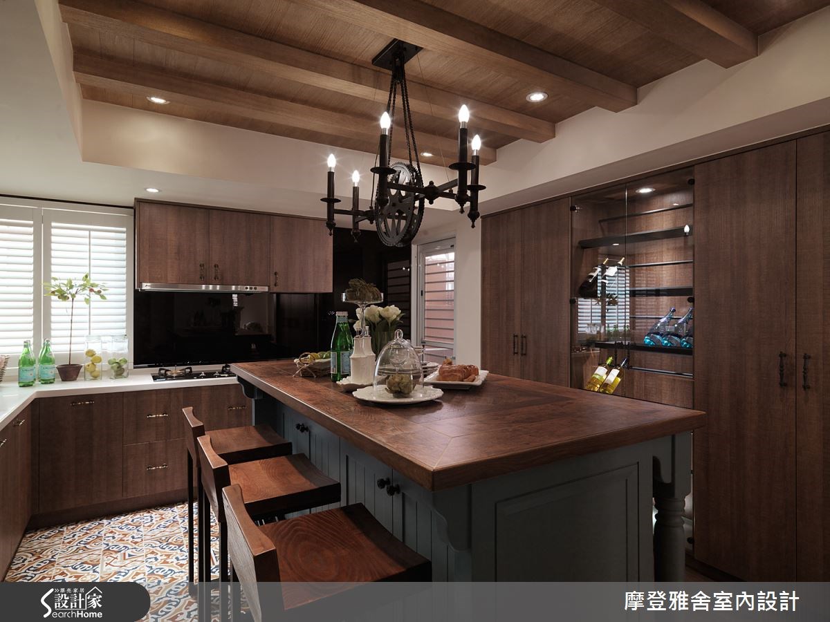 50坪老屋(16~30年)＿美式風餐廳案例圖片＿摩登雅舍室內設計＿摩登雅舍_47之9