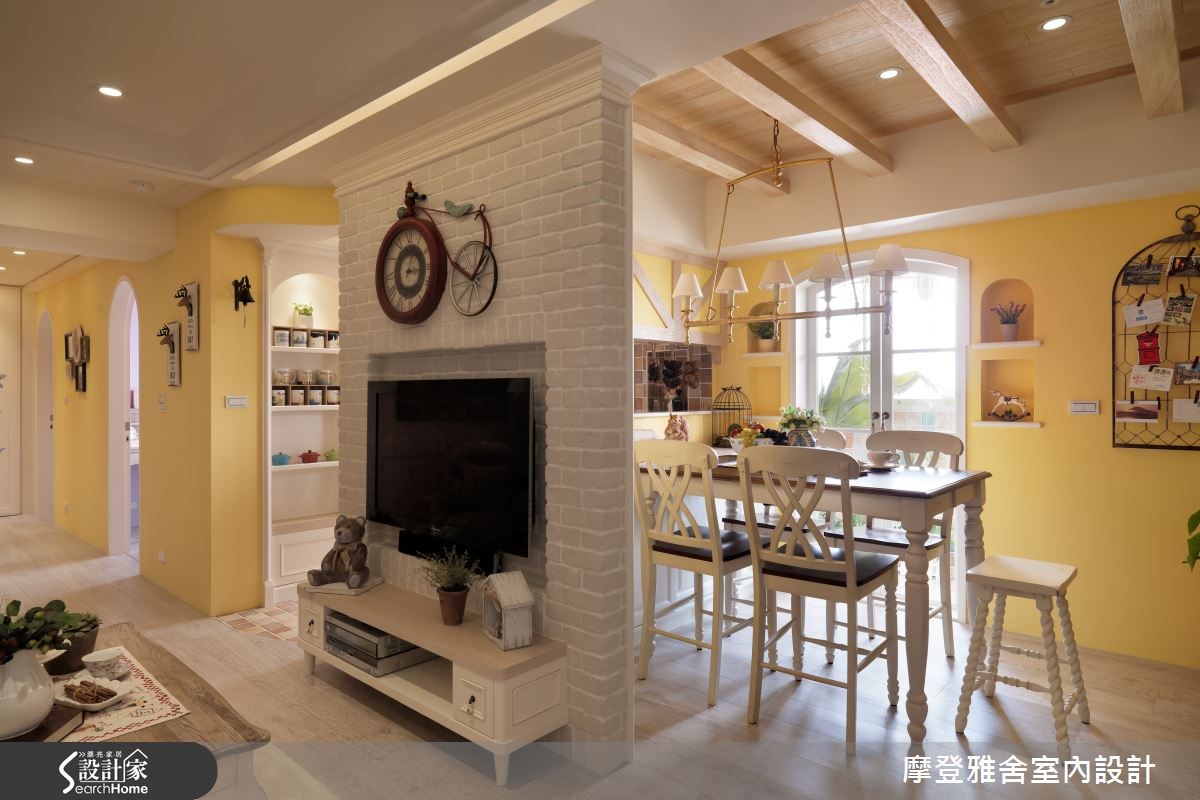 27坪老屋(16~30年)＿鄉村風餐廳案例圖片＿摩登雅舍室內設計＿摩登雅舍_48之4