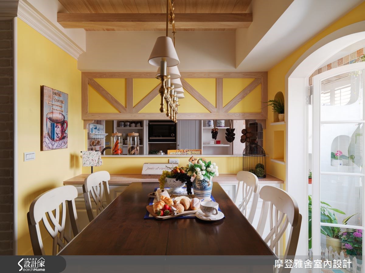 27坪老屋(16~30年)＿鄉村風餐廳案例圖片＿摩登雅舍室內設計＿摩登雅舍_48之7