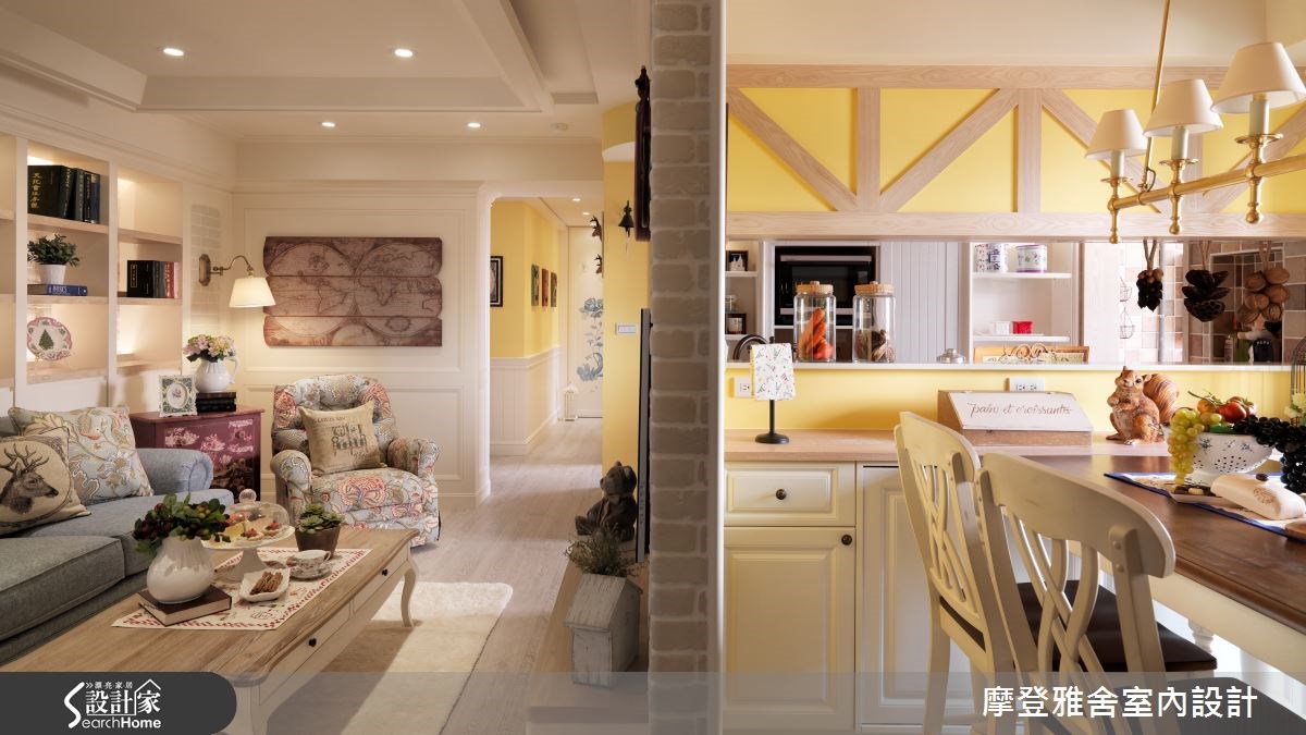 27坪老屋(16~30年)＿鄉村風餐廳案例圖片＿摩登雅舍室內設計＿摩登雅舍_48之9