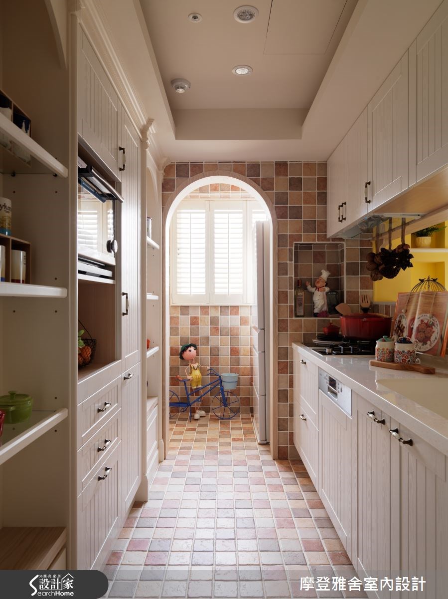 27坪老屋(16~30年)＿鄉村風廚房案例圖片＿摩登雅舍室內設計＿摩登雅舍_48之12