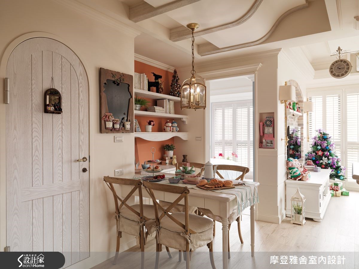 24坪新成屋(5年以下)＿鄉村風餐廳案例圖片＿摩登雅舍室內設計＿摩登雅舍_49之5