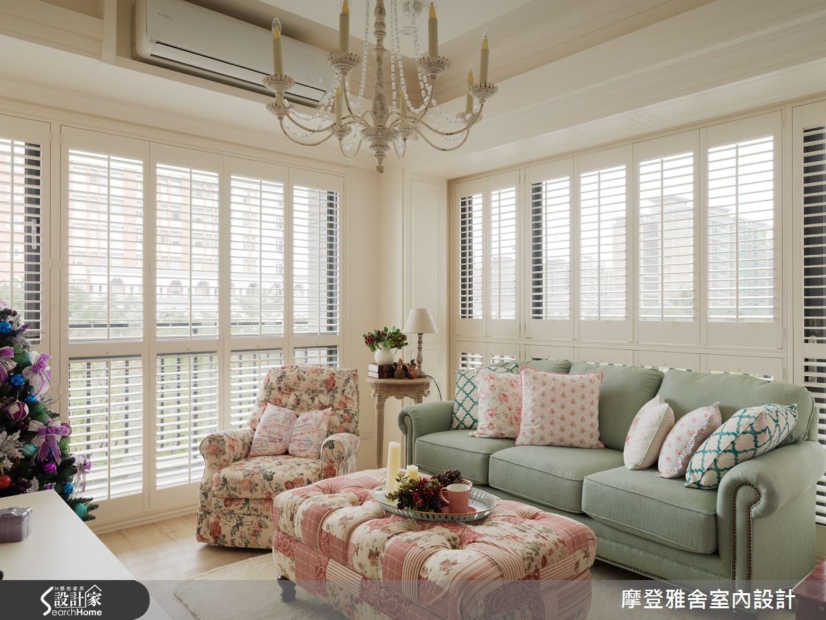 24坪新成屋(5年以下)＿鄉村風客廳案例圖片＿摩登雅舍室內設計＿摩登雅舍_49之8