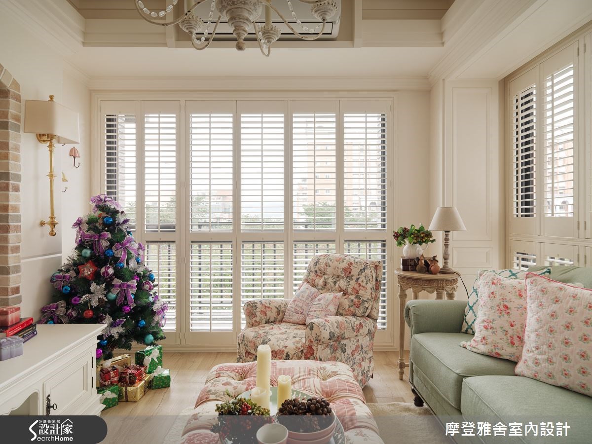 24坪新成屋(5年以下)＿鄉村風客廳案例圖片＿摩登雅舍室內設計＿摩登雅舍_49之9