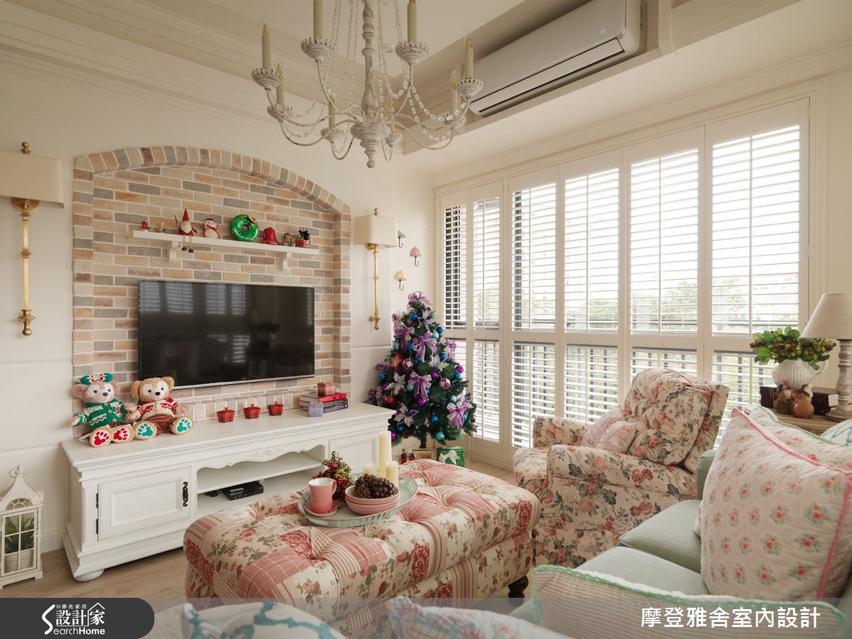 24坪新成屋(5年以下)＿鄉村風客廳案例圖片＿摩登雅舍室內設計＿摩登雅舍_49之10