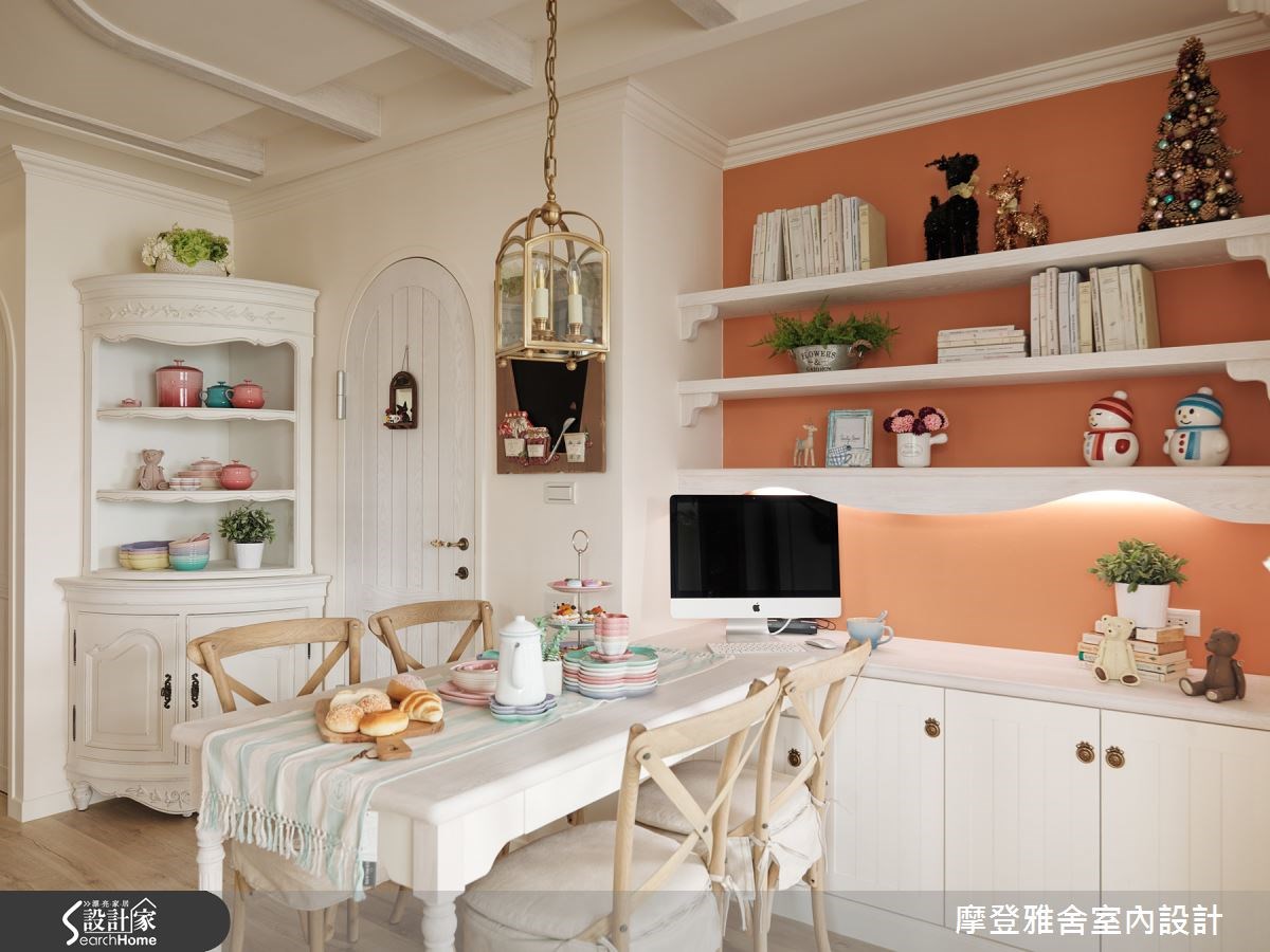 24坪新成屋(5年以下)＿鄉村風餐廳案例圖片＿摩登雅舍室內設計＿摩登雅舍_49之12