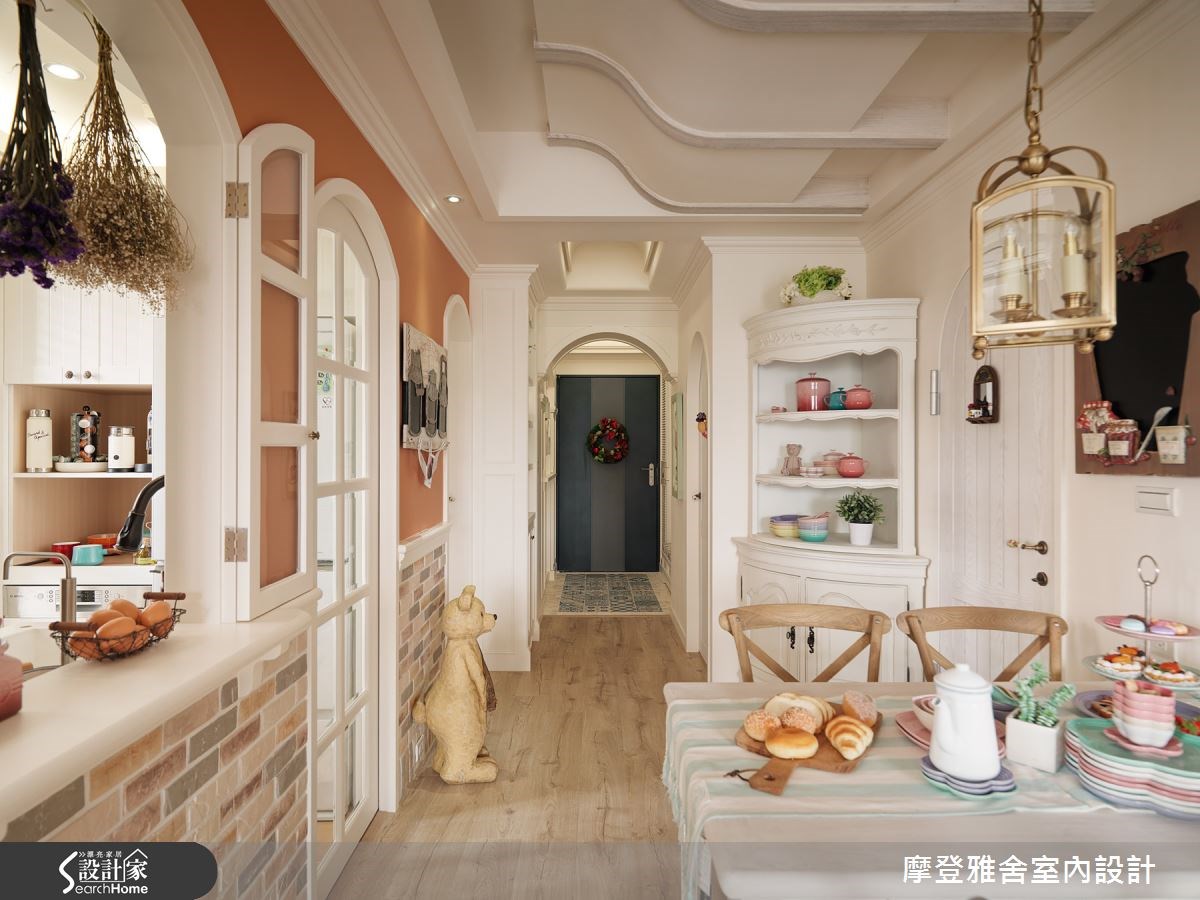 24坪新成屋(5年以下)＿鄉村風餐廳案例圖片＿摩登雅舍室內設計＿摩登雅舍_49之14