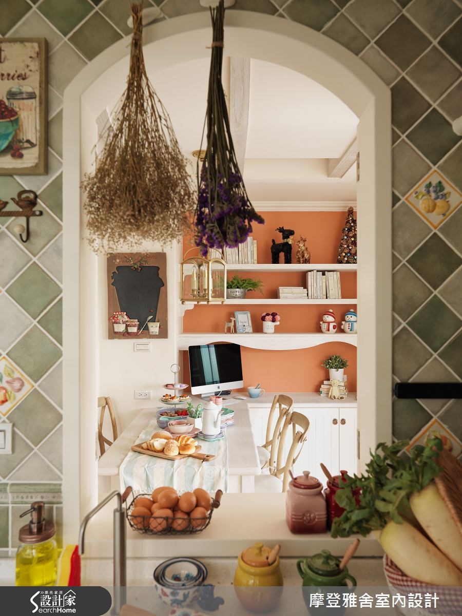 24坪新成屋(5年以下)＿鄉村風餐廳案例圖片＿摩登雅舍室內設計＿摩登雅舍_49之22