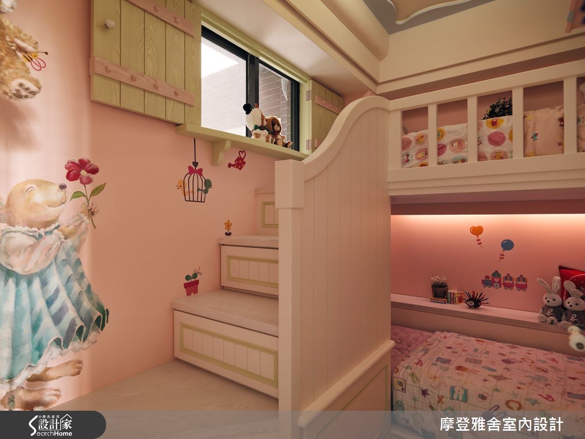 24坪新成屋(5年以下)＿鄉村風臥室案例圖片＿摩登雅舍室內設計＿摩登雅舍_49之31