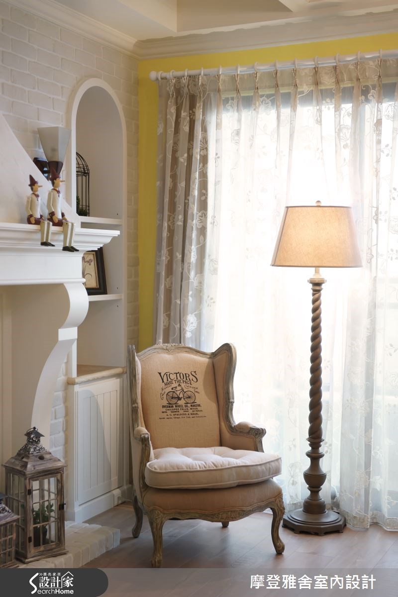 42坪新成屋(5年以下)＿鄉村風客廳案例圖片＿摩登雅舍室內設計＿摩登雅舍_50之5