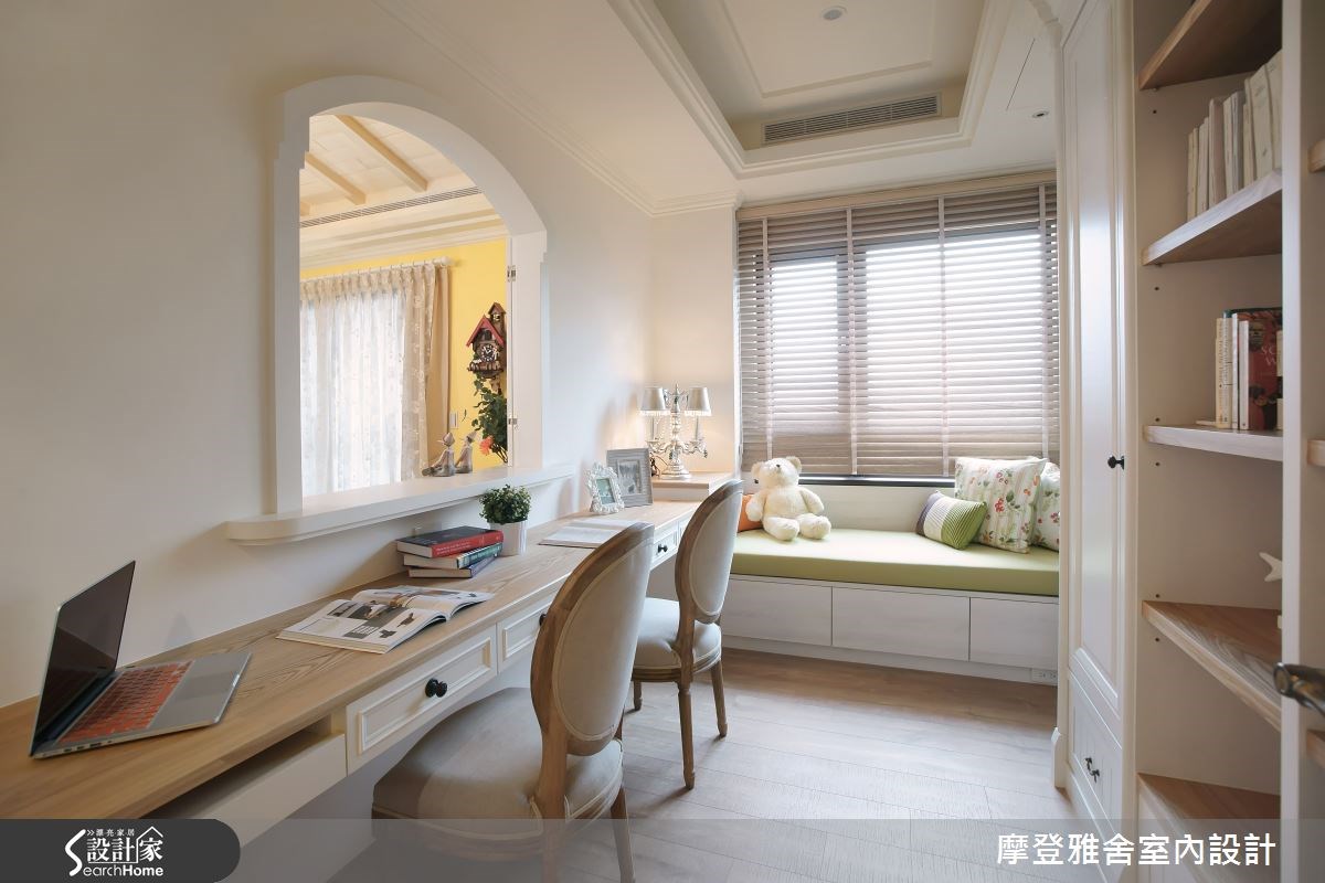42坪新成屋(5年以下)＿鄉村風書房案例圖片＿摩登雅舍室內設計＿摩登雅舍_50之12