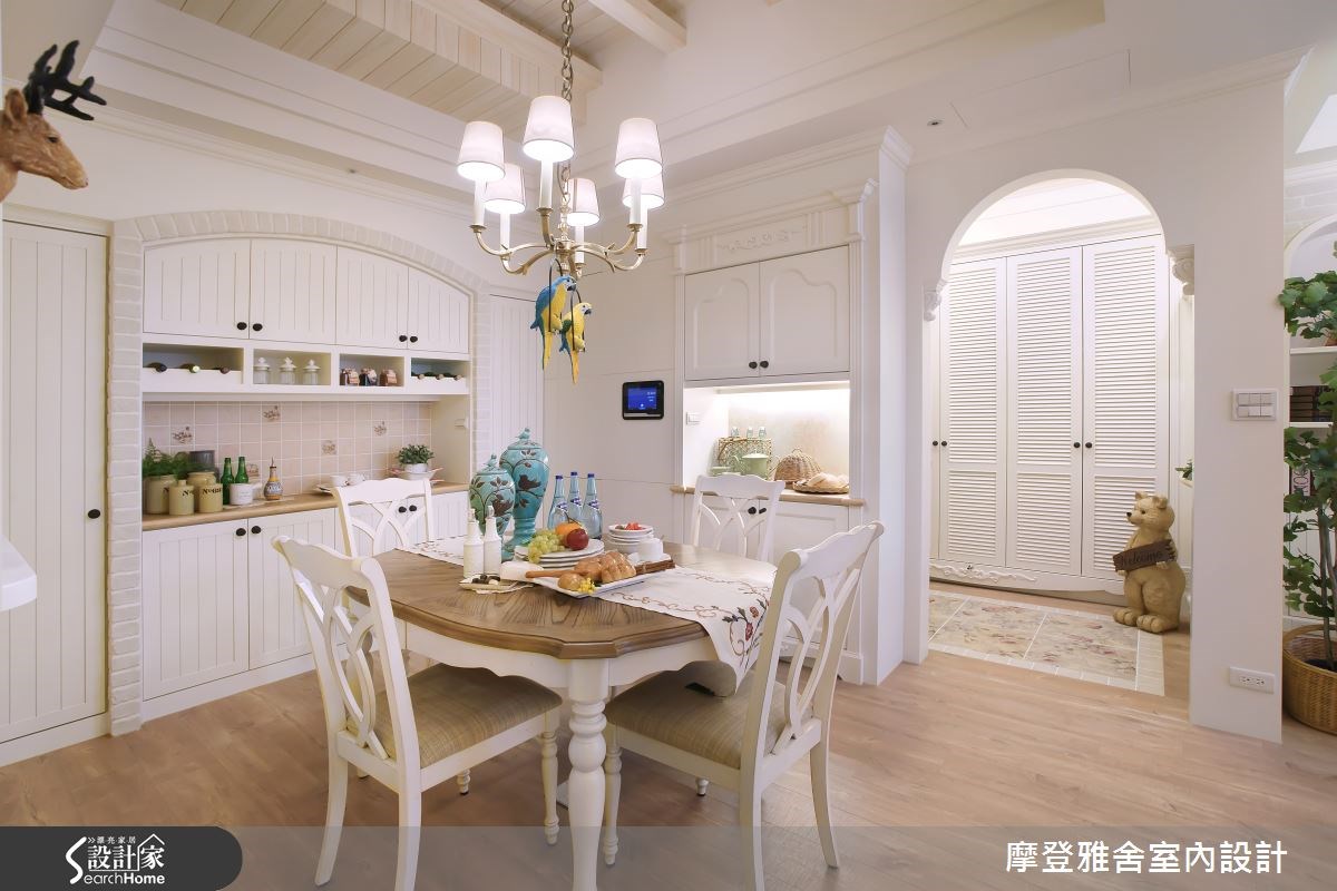 42坪新成屋(5年以下)＿鄉村風餐廳案例圖片＿摩登雅舍室內設計＿摩登雅舍_50之14