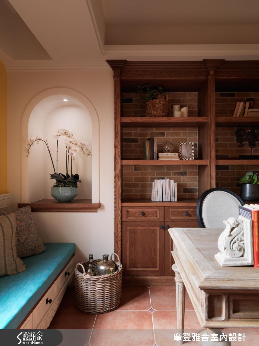 60坪老屋(16~30年)＿南洋風書房案例圖片＿摩登雅舍室內設計＿摩登雅舍_53之6