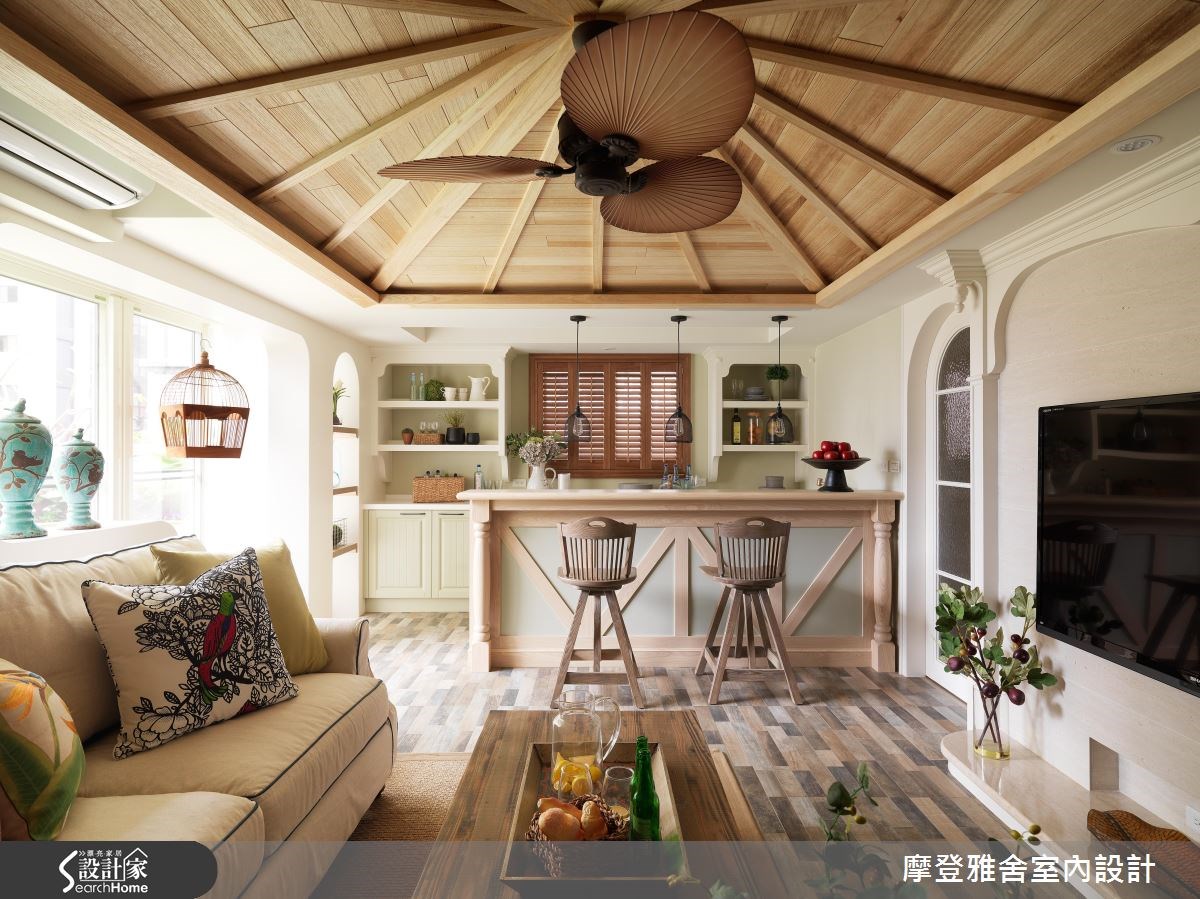 60坪老屋(16~30年)＿南洋風客廳案例圖片＿摩登雅舍室內設計＿摩登雅舍_53之32