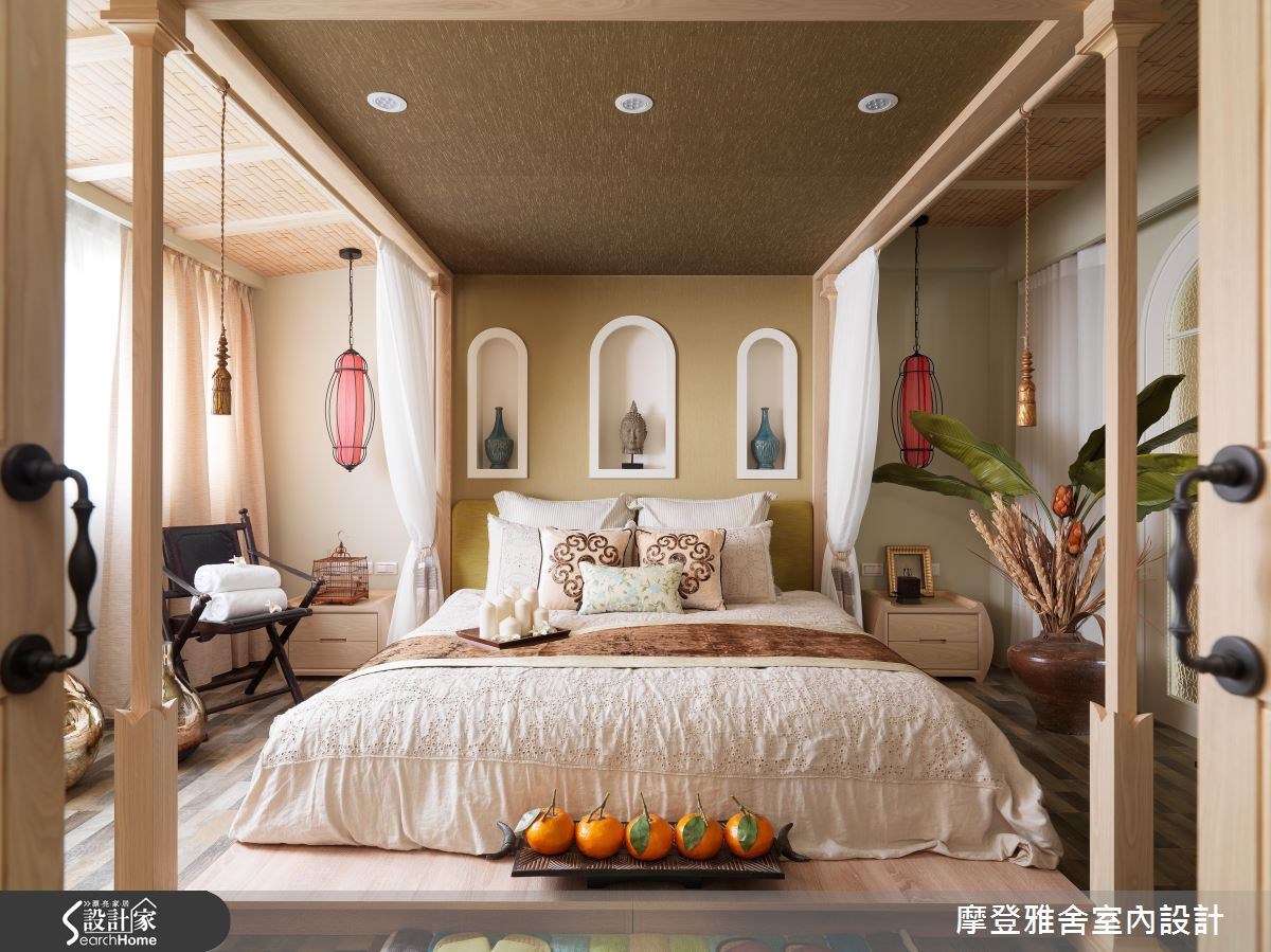 60坪老屋(16~30年)＿南洋風臥室案例圖片＿摩登雅舍室內設計＿摩登雅舍_53之39
