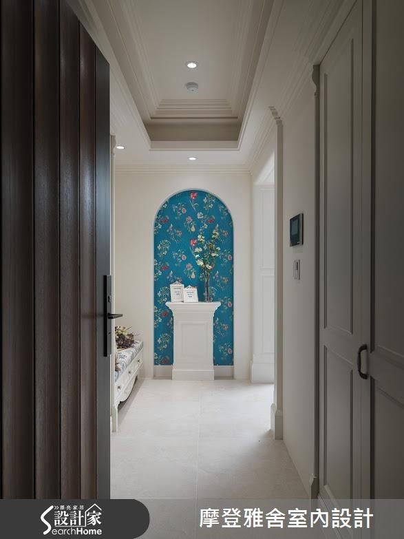 30坪新成屋(5年以下)＿鄉村風玄關案例圖片＿摩登雅舍室內設計＿摩登雅舍_54之1