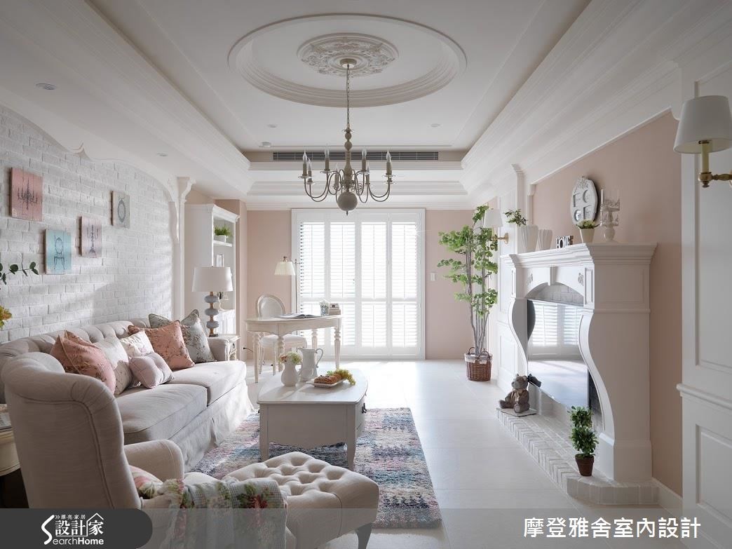 30坪新成屋(5年以下)＿鄉村風客廳案例圖片＿摩登雅舍室內設計＿摩登雅舍_54之9