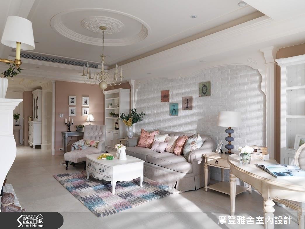 30坪新成屋(5年以下)＿鄉村風客廳案例圖片＿摩登雅舍室內設計＿摩登雅舍_54之15