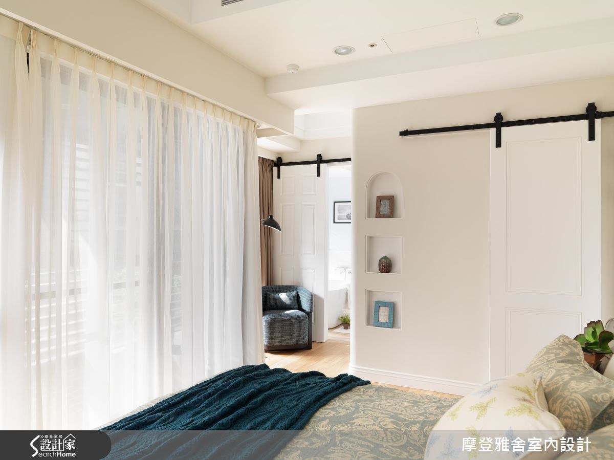 35坪新成屋(5年以下)＿美式風臥室案例圖片＿摩登雅舍室內設計＿摩登雅舍_55之21