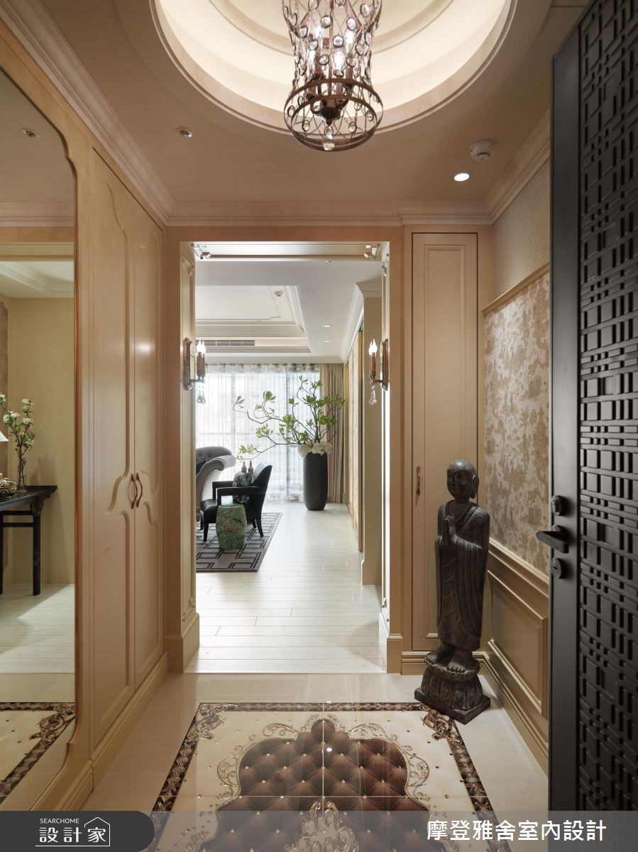 80坪新成屋(5年以下)＿混搭風玄關案例圖片＿摩登雅舍室內設計＿摩登雅舍_56之1