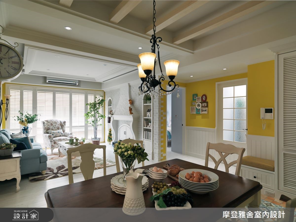 28坪中古屋(5~15年)＿鄉村風餐廳案例圖片＿摩登雅舍室內設計＿摩登雅舍_57之7