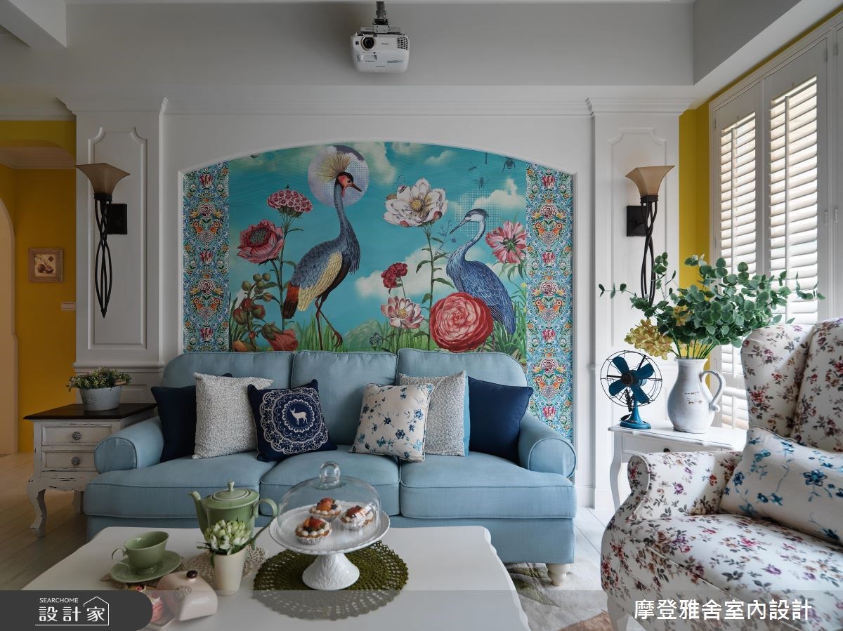 28坪中古屋(5~15年)＿鄉村風客廳案例圖片＿摩登雅舍室內設計＿摩登雅舍_57之10