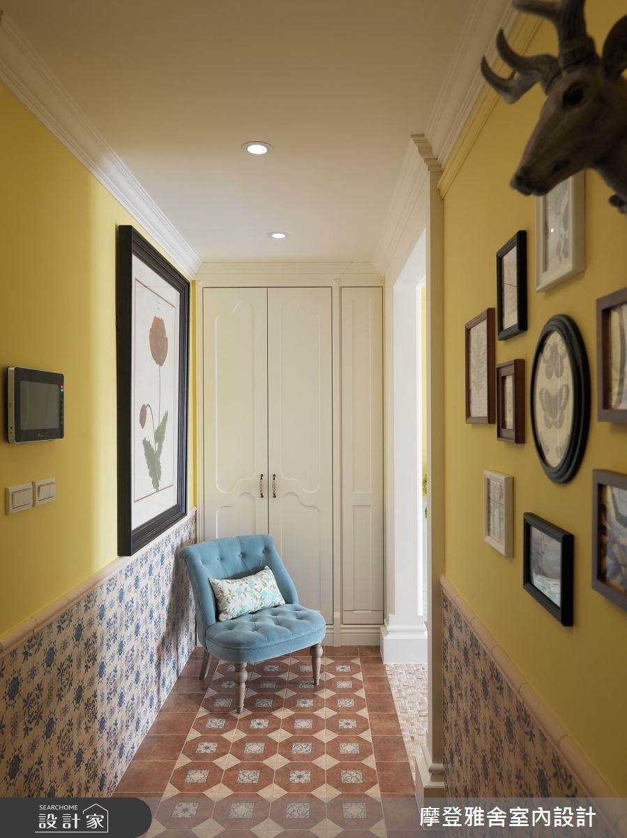 50坪新成屋(5年以下)＿鄉村風玄關案例圖片＿摩登雅舍室內設計＿摩登雅舍_58之2