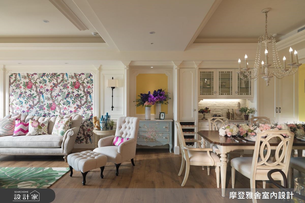 50坪新成屋(5年以下)＿鄉村風客廳案例圖片＿摩登雅舍室內設計＿摩登雅舍_58之6