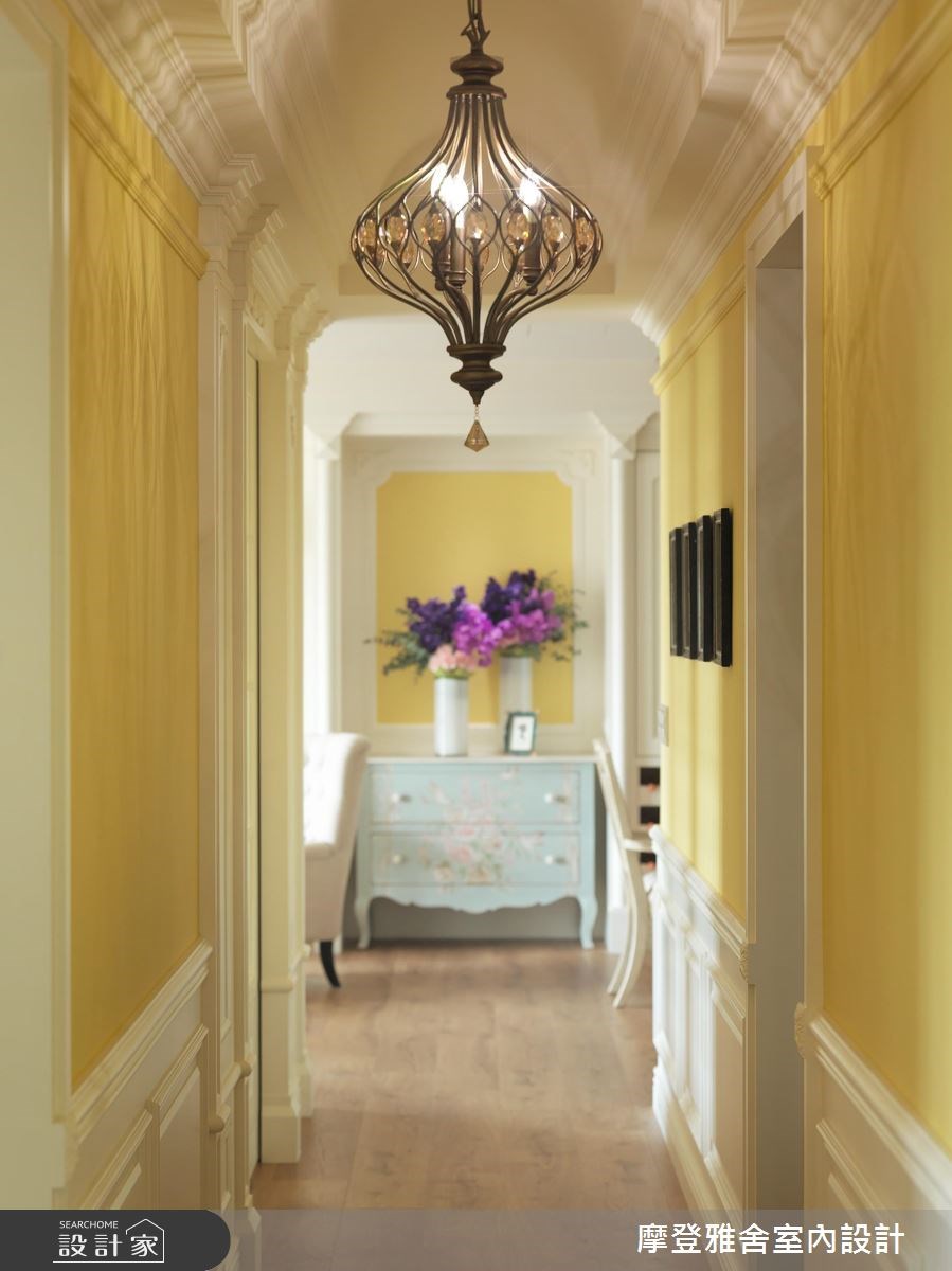 50坪新成屋(5年以下)＿鄉村風走廊案例圖片＿摩登雅舍室內設計＿摩登雅舍_58之53