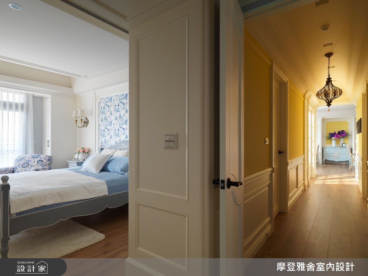 50坪新成屋(5年以下)＿鄉村風走廊案例圖片＿摩登雅舍室內設計＿摩登雅舍_58之21