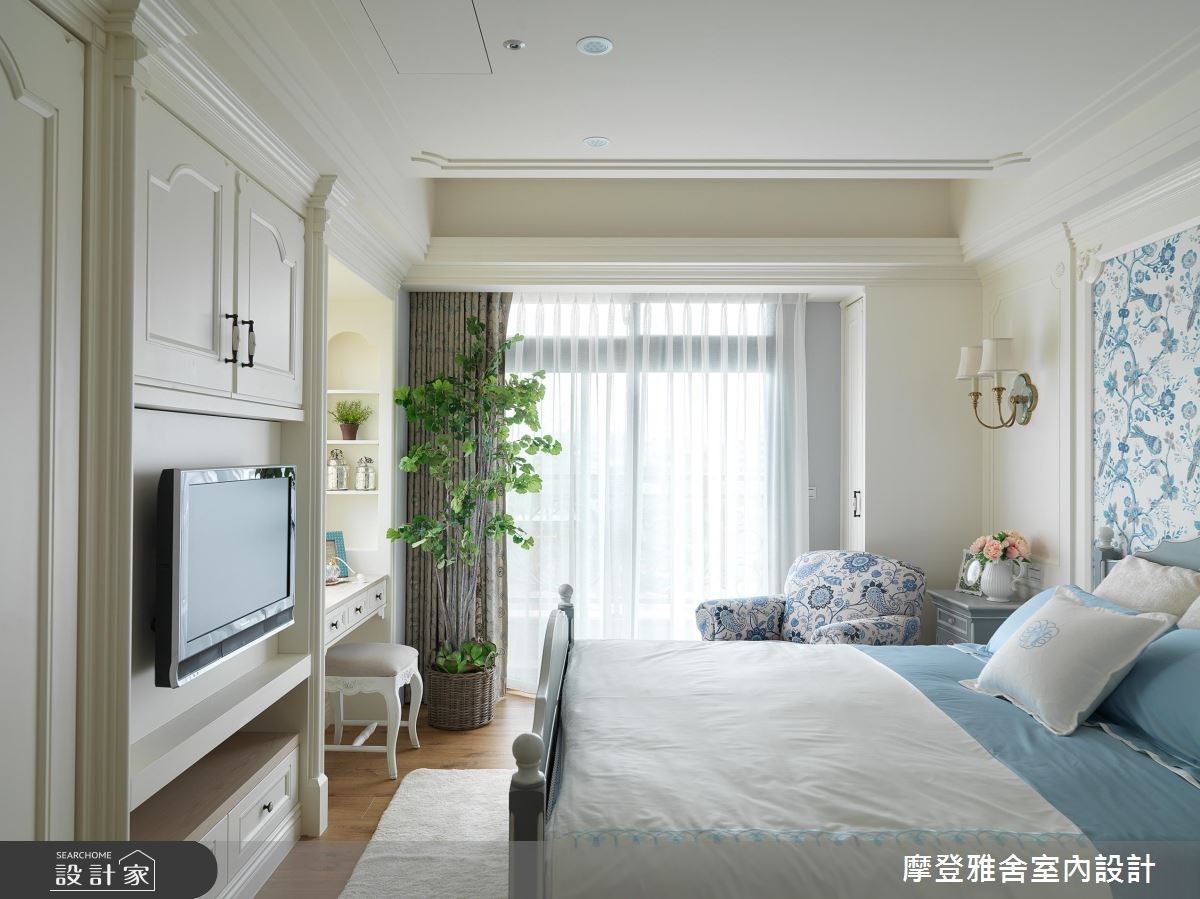 50坪新成屋(5年以下)＿鄉村風臥室案例圖片＿摩登雅舍室內設計＿摩登雅舍_58之22