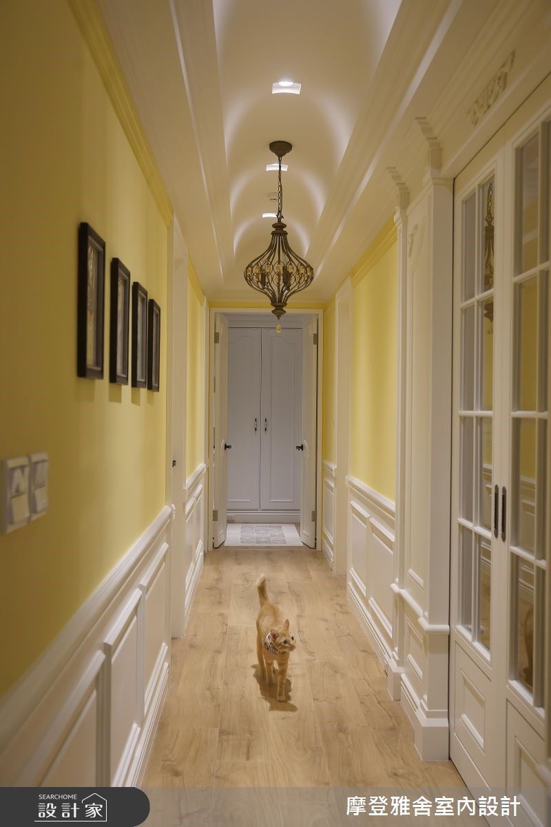 50坪新成屋(5年以下)＿鄉村風走廊案例圖片＿摩登雅舍室內設計＿摩登雅舍_58之18
