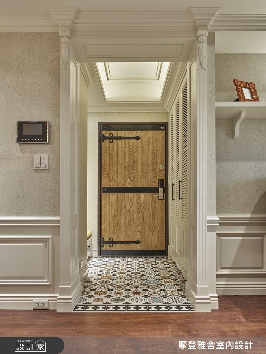 28坪新成屋(5年以下)＿鄉村風玄關案例圖片＿摩登雅舍室內設計＿摩登雅舍_59之1