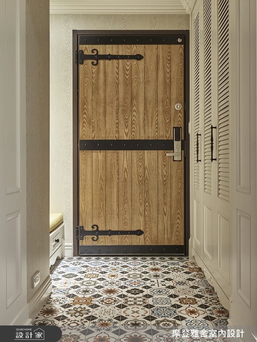 28坪新成屋(5年以下)＿鄉村風玄關案例圖片＿摩登雅舍室內設計＿摩登雅舍_59之2