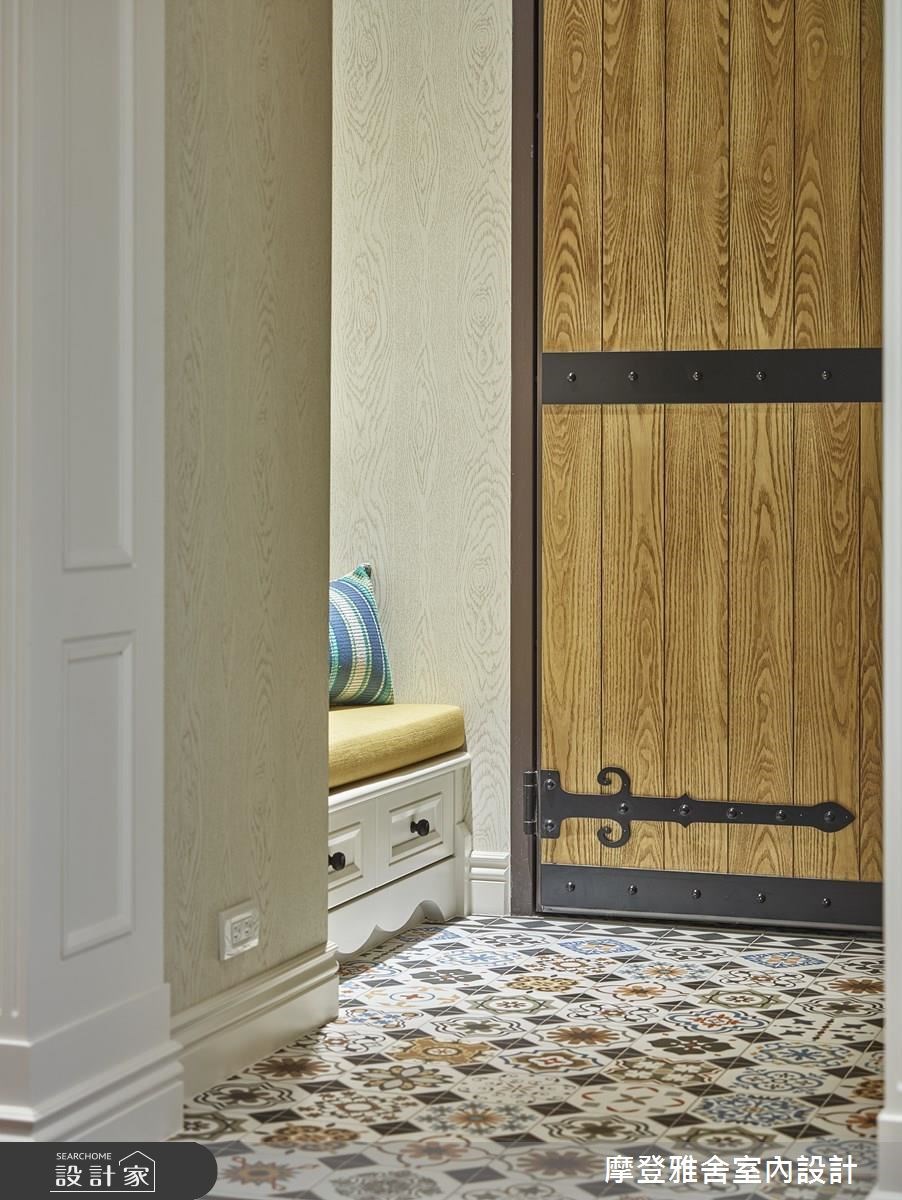 28坪新成屋(5年以下)＿鄉村風玄關案例圖片＿摩登雅舍室內設計＿摩登雅舍_59之3