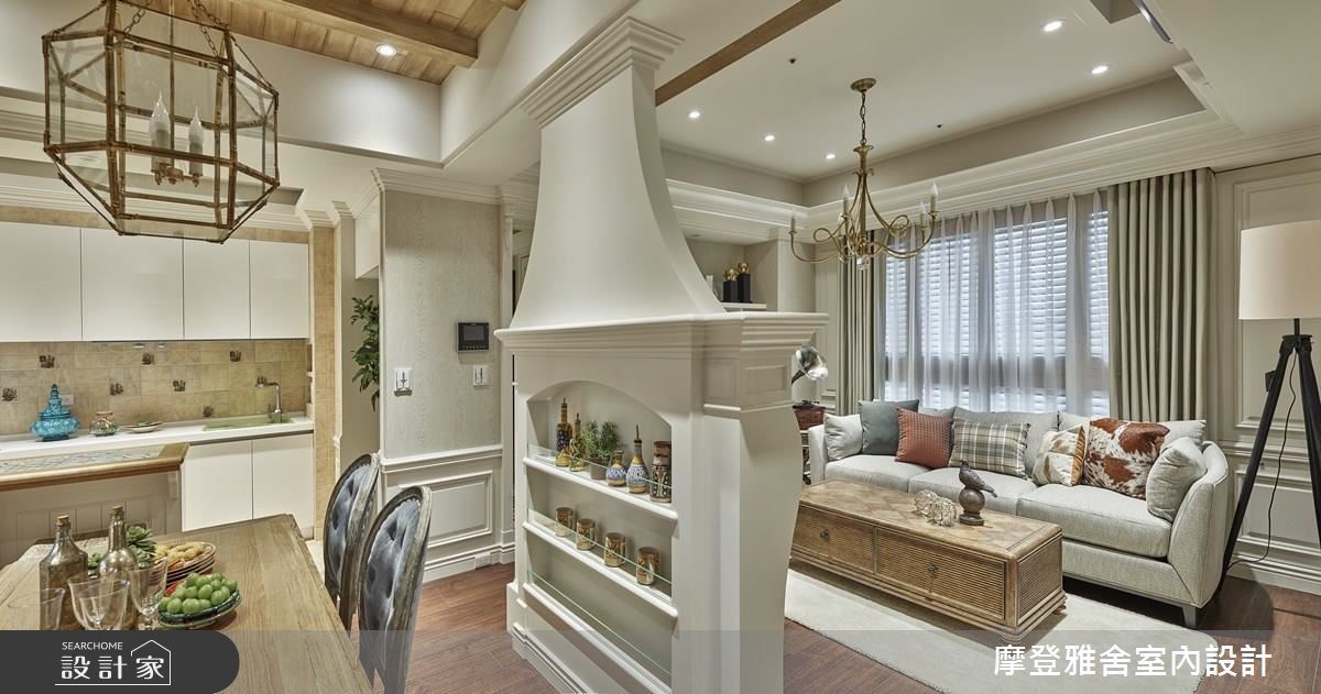 28坪新成屋(5年以下)＿鄉村風餐廳案例圖片＿摩登雅舍室內設計＿摩登雅舍_59之11