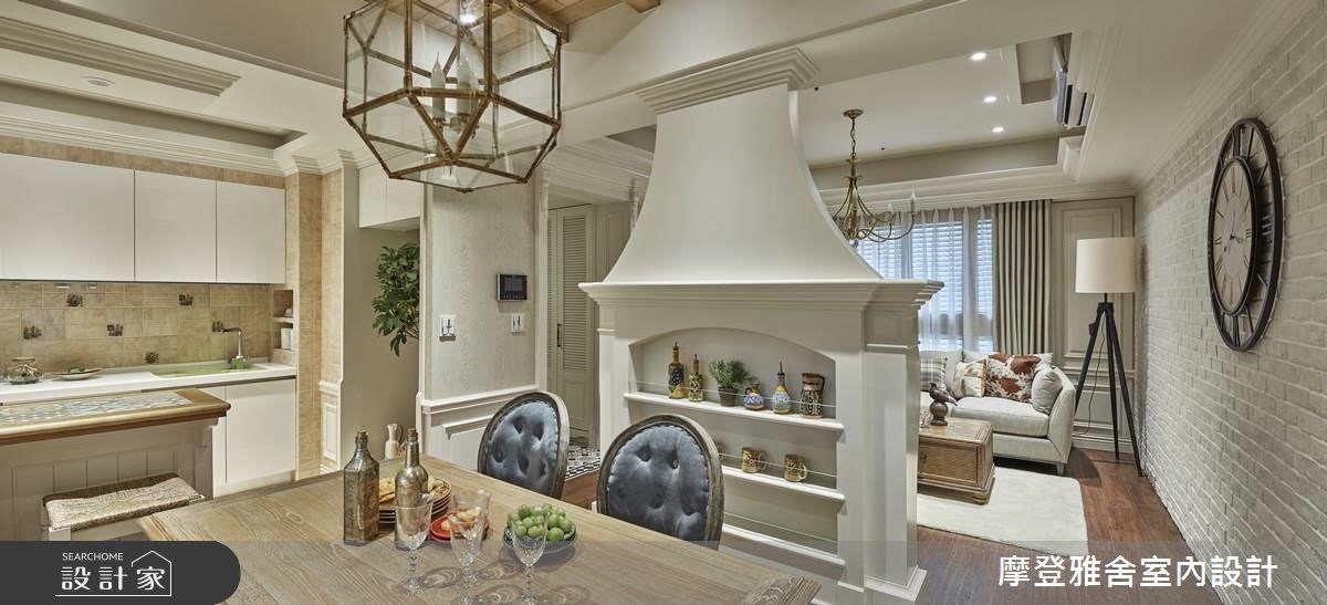 28坪新成屋(5年以下)＿鄉村風餐廳案例圖片＿摩登雅舍室內設計＿摩登雅舍_59之12