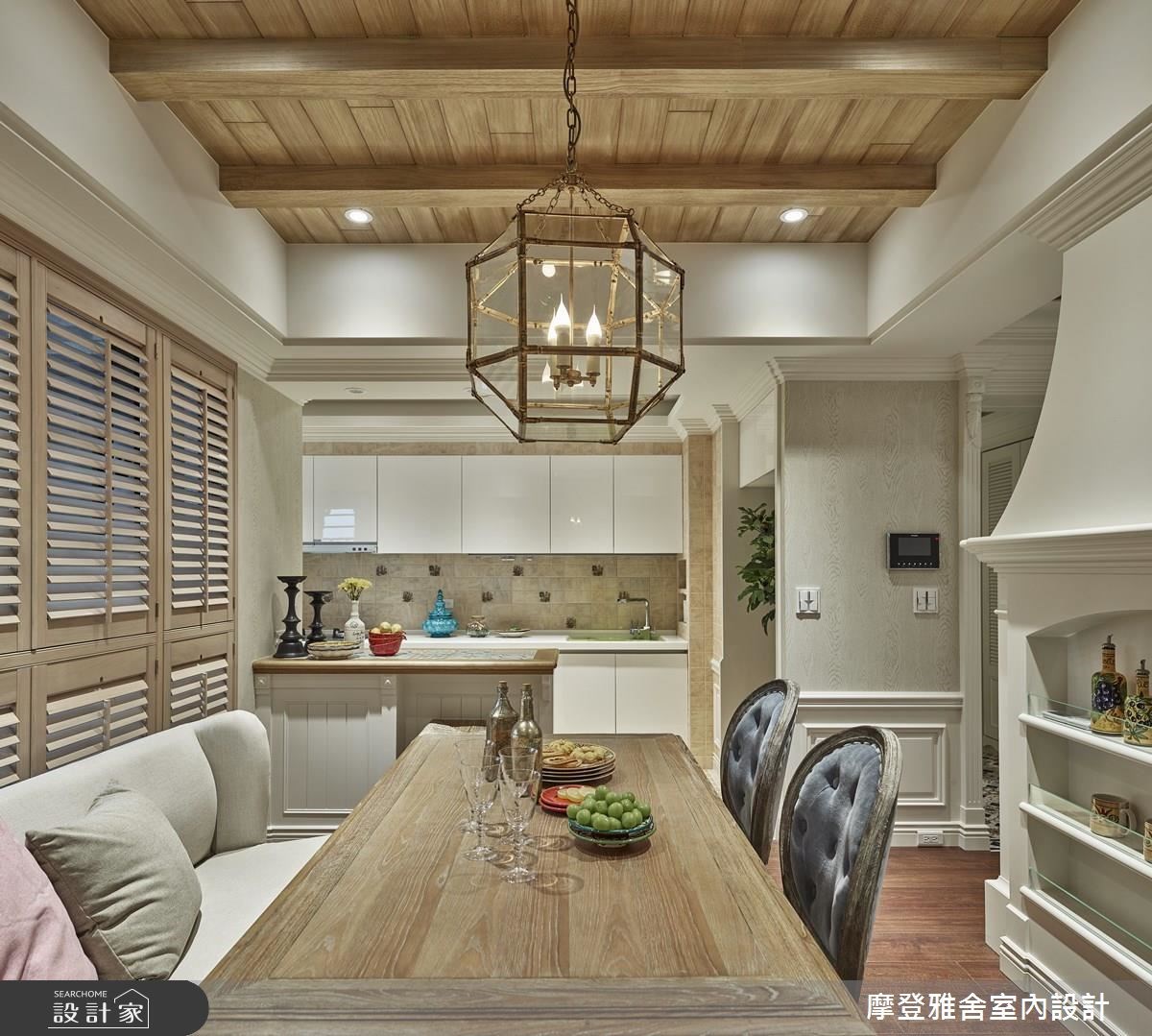 28坪新成屋(5年以下)＿鄉村風餐廳案例圖片＿摩登雅舍室內設計＿摩登雅舍_59之16